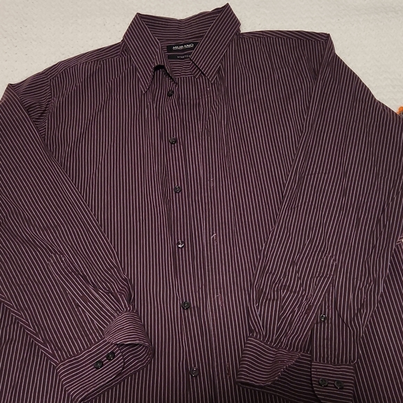 Purple stripe dress shirt - Picture 3 of 4